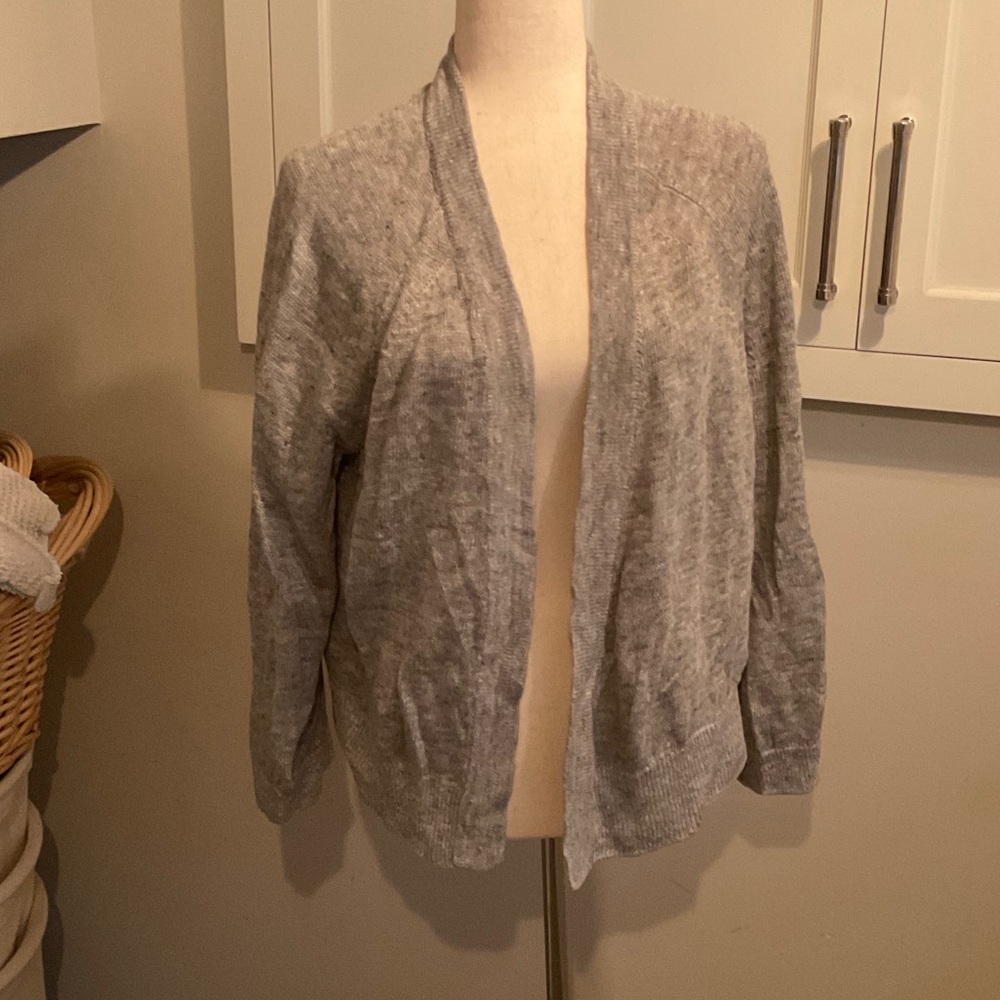 Eileen Fisher Light Gray Women's Cardigan